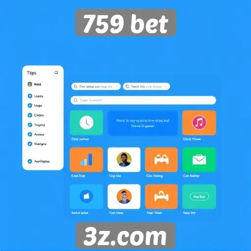 Interface do usuário no 759 bet é intuitiva